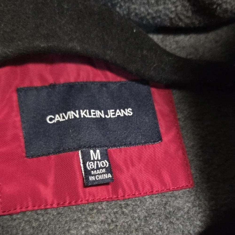 Calvin Klein Kids Red Puffer Jacket - Picture 3 of 3